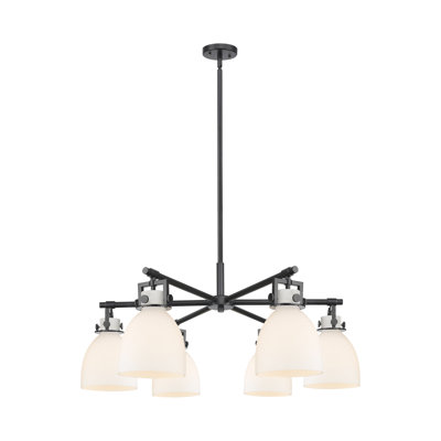 Lustre suspendu 6 lumières Newton Bell
