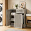 Armoire à déchets coulissante 13 gallons avec tablette et tiroir réglables-130405895-130405897