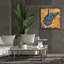 «West Virgina» par Art Licensing Studio, art mural sur toile-902047441