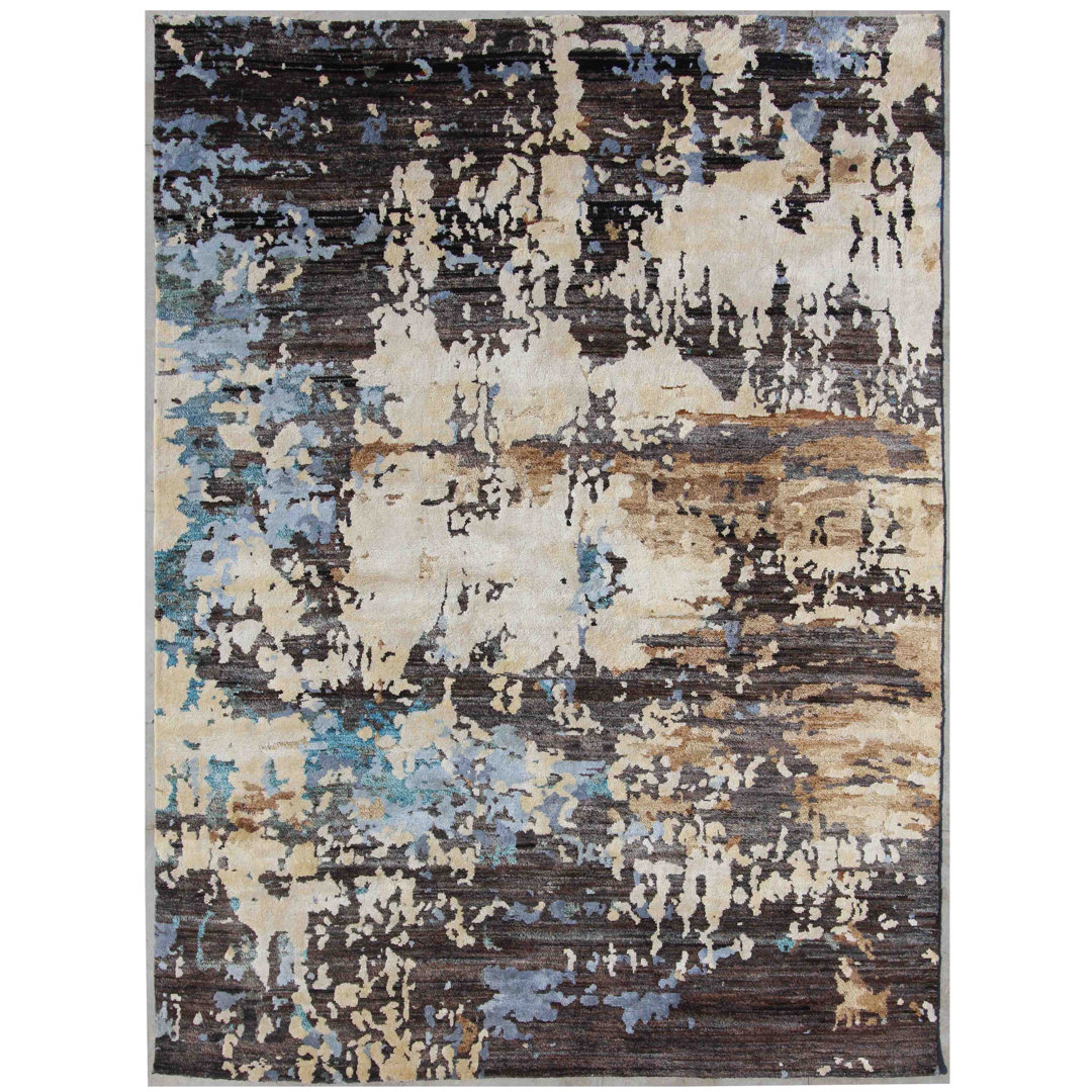 Geometric Hand Knotted 181cm X 244cm Area Rug