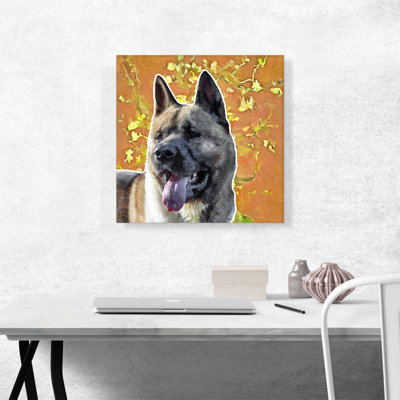 Reproduction d'art sur toile Akita