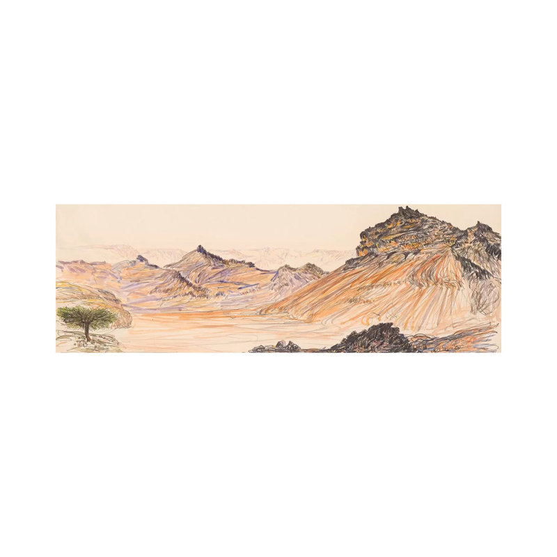 Nahal Gevanim by Itzu Rimmer - Panoramic Print on Canvas, Wrapped Canvas, 152.4 cm H x 50.8 cm W x 1.91 cm D