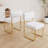 Teddy Fabric Dining Chairs,