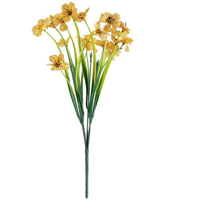 Fleurs artificielles artificielles fleurs en soie artificielle 12 faisceaux Fleurs artificielles en plein air