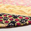 Tapis rouille / or en laine touffeté à la main Charbonneau-340396935