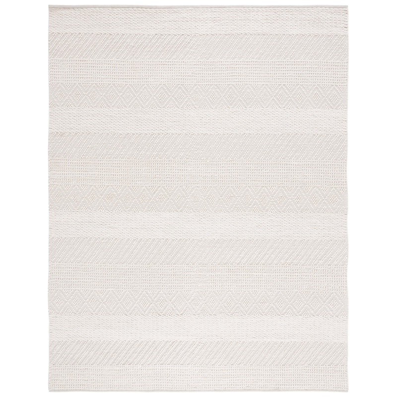 Natura Hand Woven Wool Solid Color Rug, Rectangle 8' x 10'
