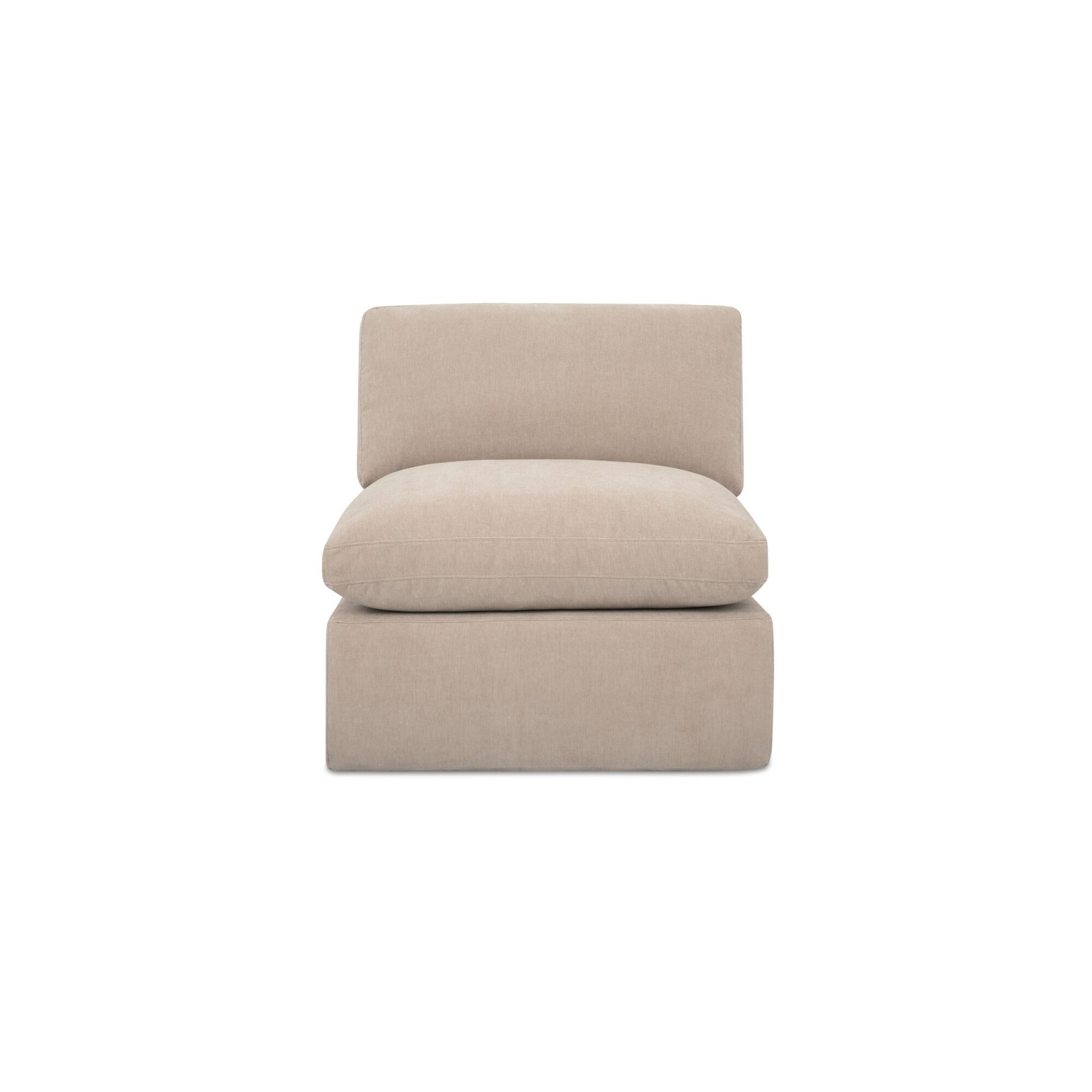 Cates Upholstered Sectional, Beige