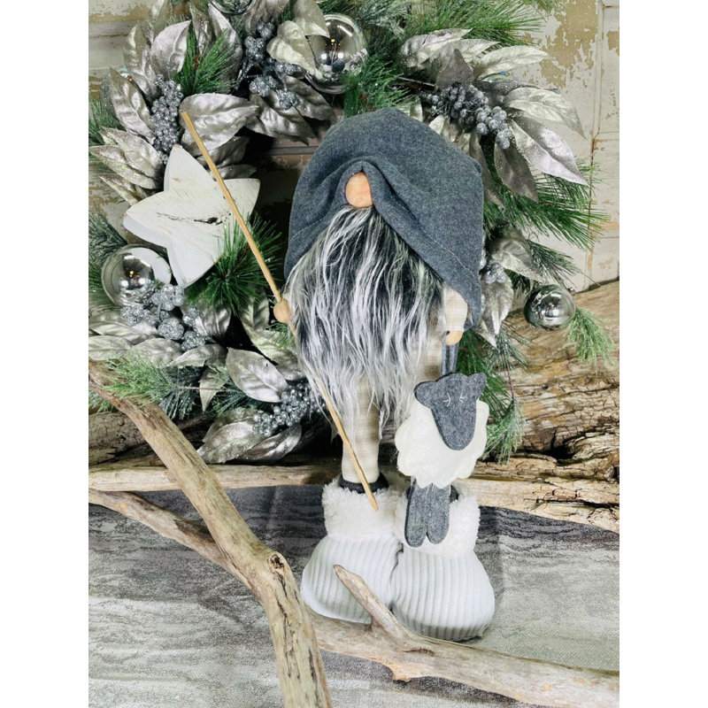 Gnome berger avec ses moutons