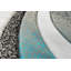 Tapis à motif abstrait turquoise Galvez-266451327