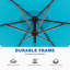 Parasol de marché 7,5 pi Dorabelle-2037964289