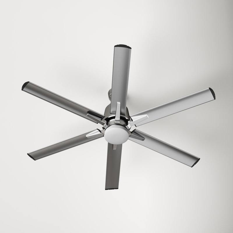 Kiska 60'' Ceiling Fan with LED Lights, Brushed Nickel