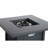 30" Fire Pit With Smoked Protector - Heat And Metal Glass Rust-