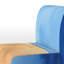 Fauteuil de chambre moderne rembourré en velours Brechta Vibrant Curve Design II-88109580