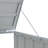 vidaXL Wheelie Bin Storage for Double Bins Anthracite 56.7"x31.9"x44.5" Steel-110584182