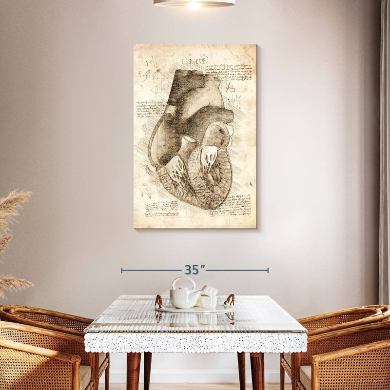Keiri Human Heart Inside View, 45" H x 30" W