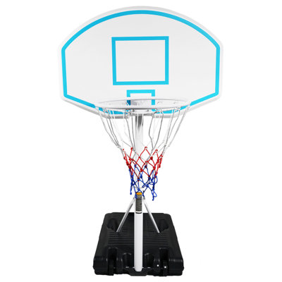Hauteur du système de basketball de piscine portatif réglable de 3 à 4 pieds avec panneau arrière de 36 po pour une utilisation intérieure / extérieure