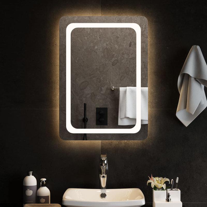 Flat Vanity Mirror, 70 cm H x 50 cm W