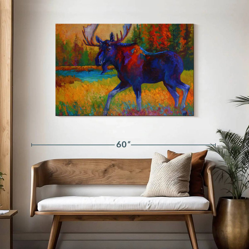 Orignal majestueux Brampt, H 30 po x l 45 po