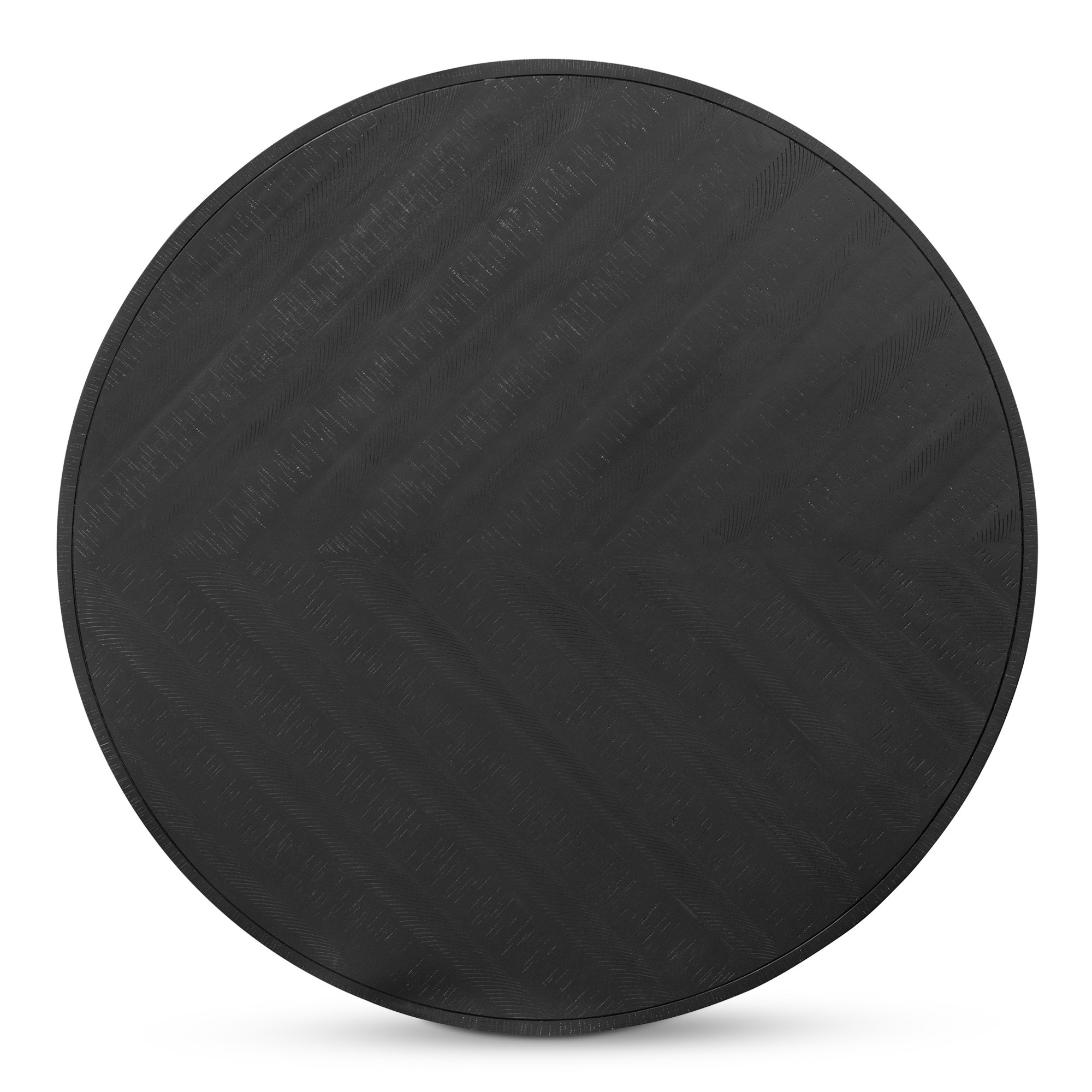Carlo Round Dining Table, 30" H x 48" W x 48" D, Black