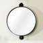 Miroir en métal rond