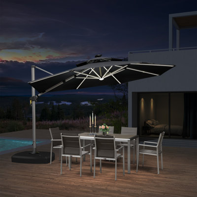 Parasol en porte-à-faux 144 po Rohles