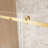 Frameless Single Sliding Shower Door  56-60 "W, 1/4 "(6 Mm) Clear Tempered Glass, Explosion Proof Film, Stainless Steel Handle Square Tube Track-118574749
