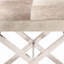 Tabouret de salon en acier inoxydable