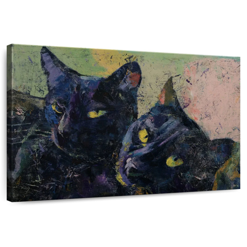Brampt Black Cats, 20" H x 30" W