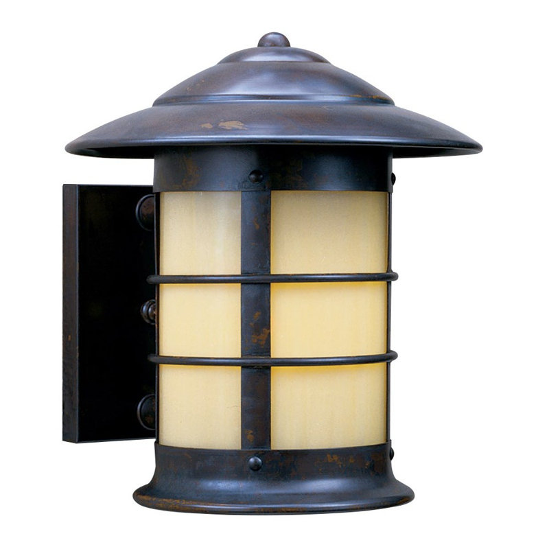 Newport Wall Light, 10.62" H x 9.25" W x 10.25" D, Satin Black, Cream