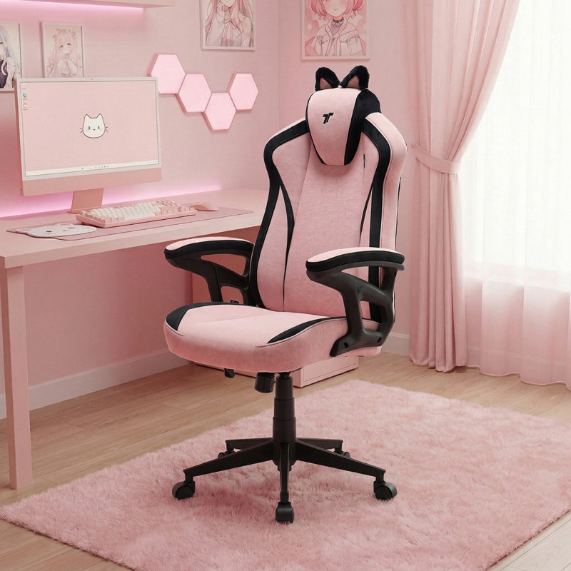  Duo V4 Air Threads Fabric Gaming Chair - KittyPuff