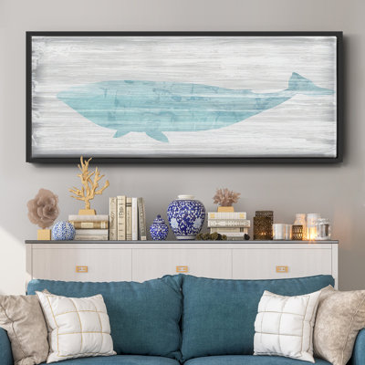 Baleine IV - toile encadrée
