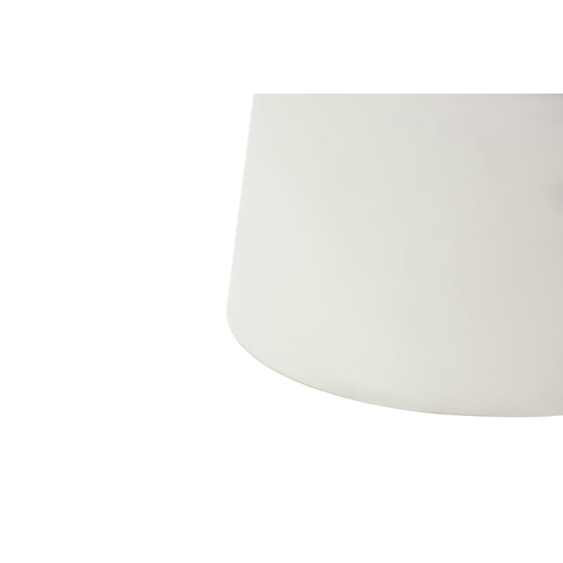 Table d'appoint Kylix, Blanc, crème