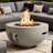 Anfet Round Propane Smokeless Outdoor Fire Pit 