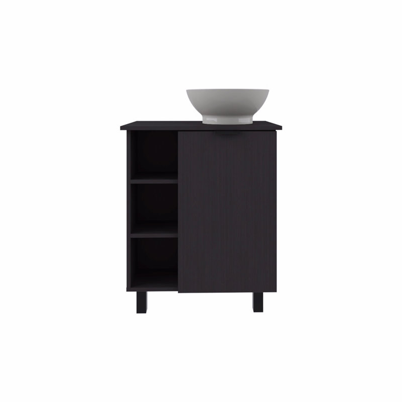 Lavabo de meuble-lavabo, salle de bain, Noir