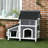 Versatile Outdoor Cat House with Multiple Features for Feline Comfort