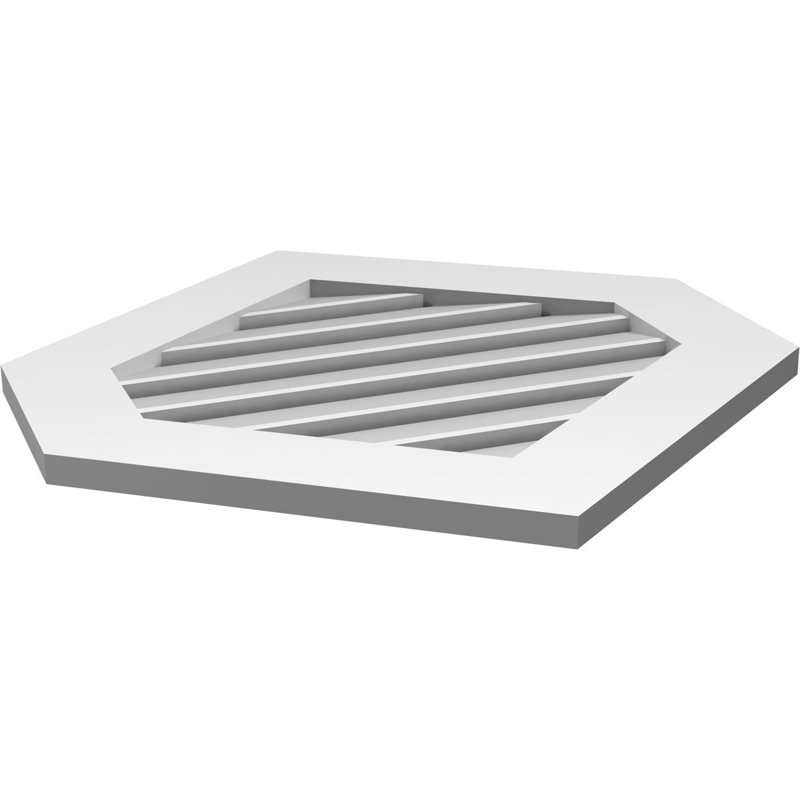 Pente verticale verticale en uréthane 9 pi, H 1 po x l 26 po x L 28 po