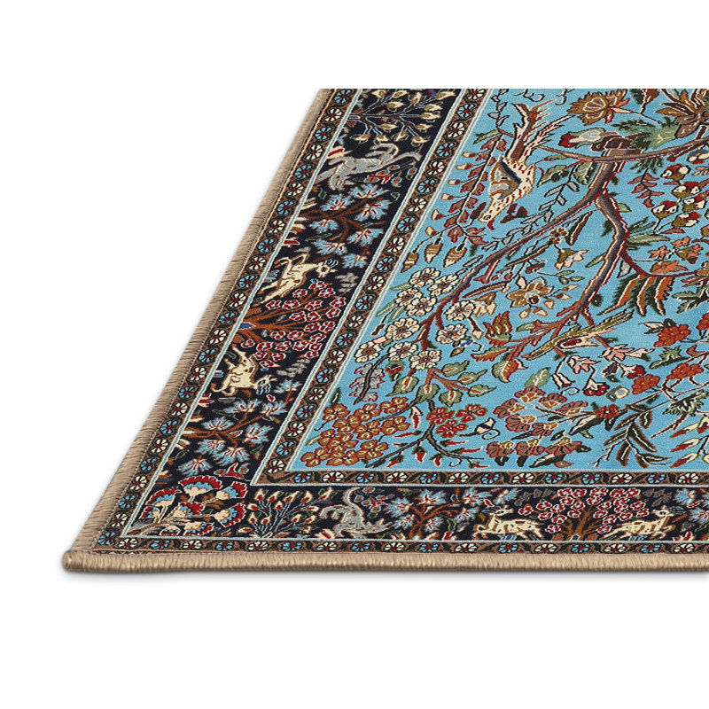 Cevilla Floral Indoor Rug, Rectangle 8' x 12'
