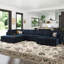 169.4” reversible modular sofa in real velvet Wylodene-1660643707