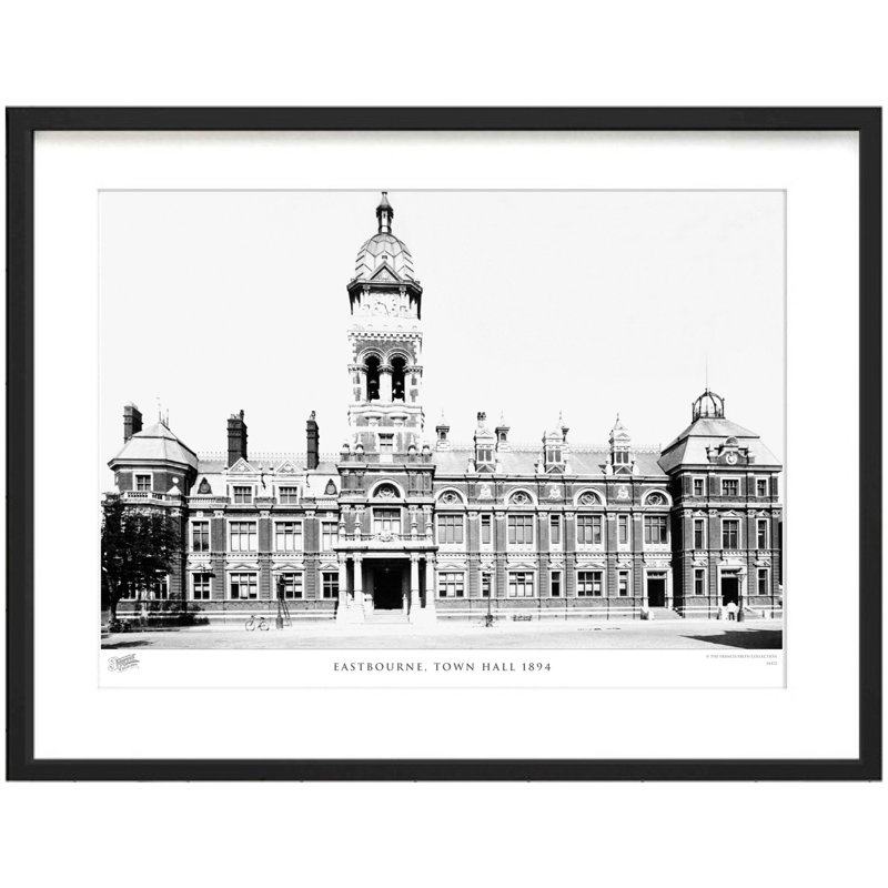 Eastbourne, Town Hall 1894 by Francis Frith - Single Picture Frame Print, 40cm H x 50cm W x 2.3cm D