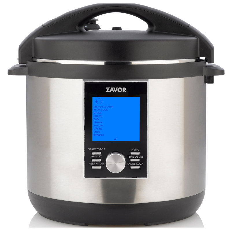 Zavor Lux LCD Multicooker, Stainless Steel, 6 Qt.