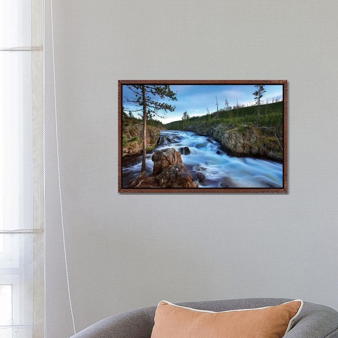 Firehole River, Yellowstone National Park, Wyoming von Tim Fitzharris - Gallery-Wrapped Canvas Giclée on Canvas