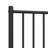 Demarrio vidaXL Durable Metal Headboard, Modern Style-37251593-37251588
