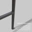 Tabouret de comptoir en métal avec coussin 25,79 po