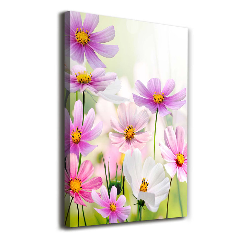 Field Flowers - Wrapped Canvas Print