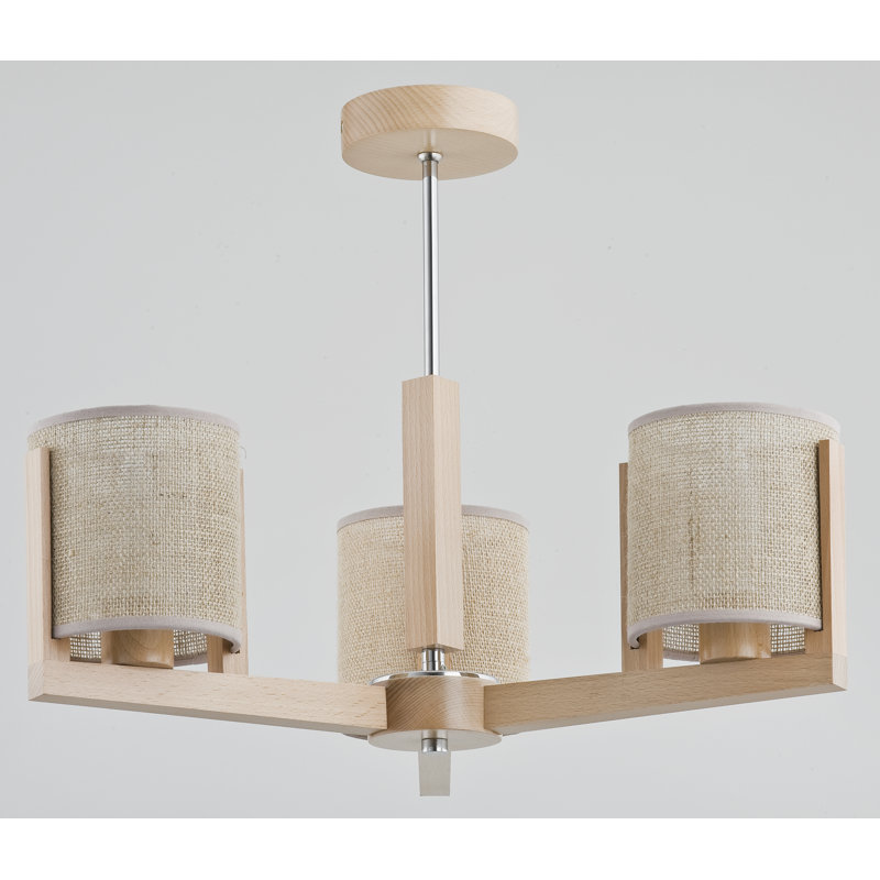 Moreno 3 - Light Chandelier, Brown