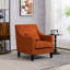 Chaise d'appoint moderne, fauteuil rembourré avec accoudoirs arrondis pour chambre à coucher, appartement, studio, bureau, salle d'attente-1792822656