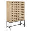 Grande armoire 2 portes Becca au fini chêne sablé sur bois de pin massif