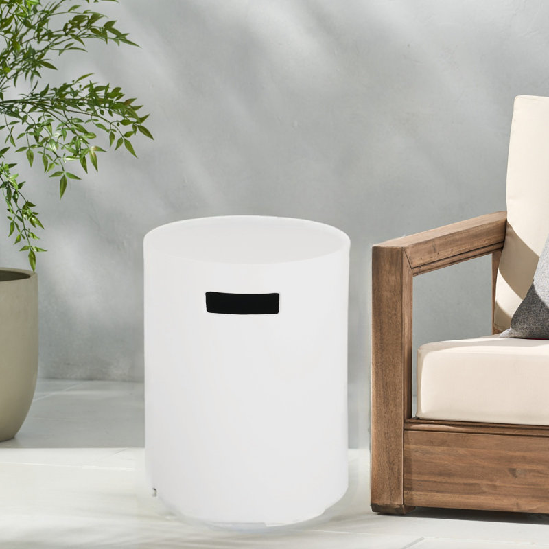 Porte-réservoir / table d'appoint 16 x 20 pouces MGO, blanc