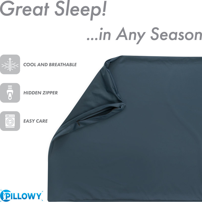 100% Linen, Dark Slate Gray, Queen