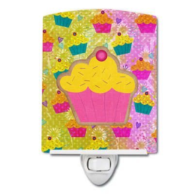 Cupcake Ceramic Night Light